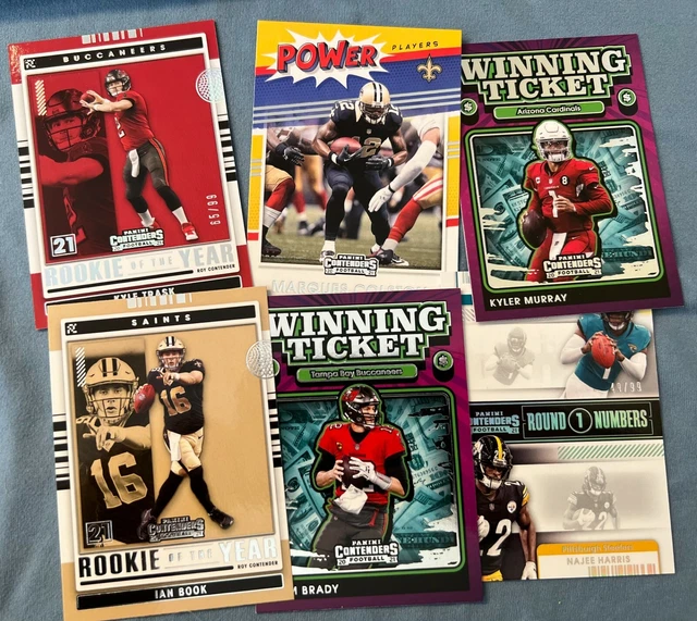 2021 Panini Contenders Base/Inserts/Parallels NFL PICK YOUR PLAYER