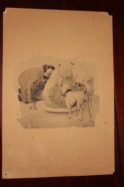 Lot De 18 Lithographies Anciennes Émile Zola Par Lebourgeois (1898) - époque XIXe