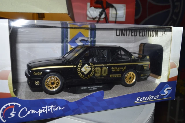 miniature auto 1/18 bmw m3 e30 série numérotée solido 90 ème anniversaire 