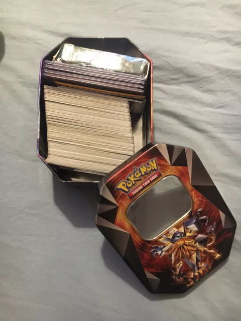 [ULTRA RARE] Pokemon Card Tin Bundle With Many GX and EX CARDS + Lycanroc Bundle