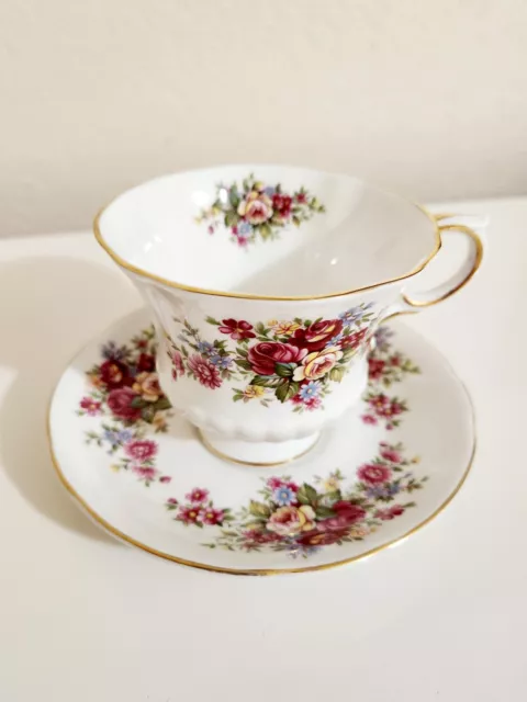 China Potters Paragon Fine Bone China Flower Festival Antique Tea Cup & Saucer