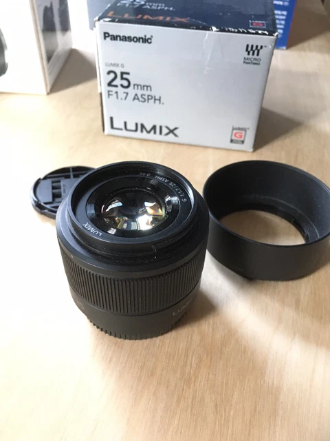 Objektiv Panasonic LUMIX G 25mm / F1.7 ASPH. Micro-FourThirds MFT Festbrennweite