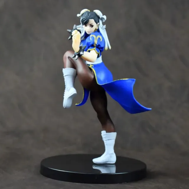 Hot! New Anime Street Fighter Chun Li Bishoujo Ver.PVC Figure Statue Toy 18cm