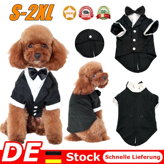 Haustier Hund Katze Welpen Hochzeitsanzug Smoking Kleidung Kostüm Hundeanzug-2XL