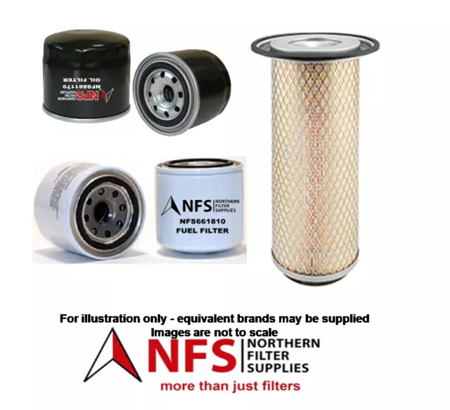 NFS Filter Kit fits Kubota RG30 with V1505-K engine Oil Air Fuel Filters