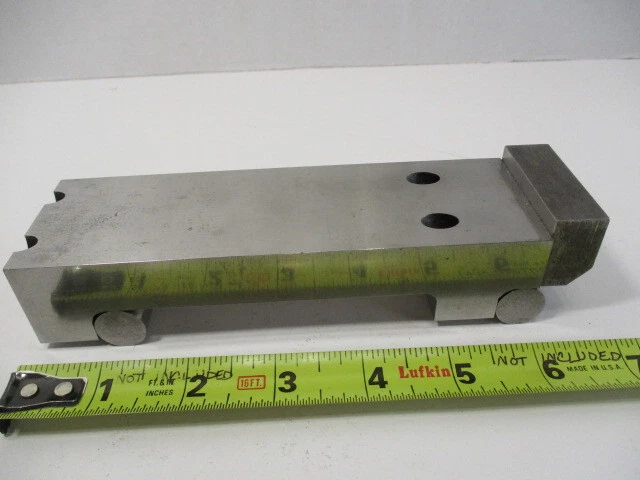 5" Sine Bar, 5" On Center Rolls, Work Fixture, Jig, 2" Wide, Hardened, Ground EC
