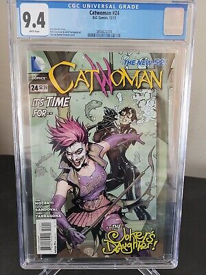 Catwoman #24 Cgc 9.4 Graded Dc 52 Comics 2013 Joker's Daughter! Dodson Cover!