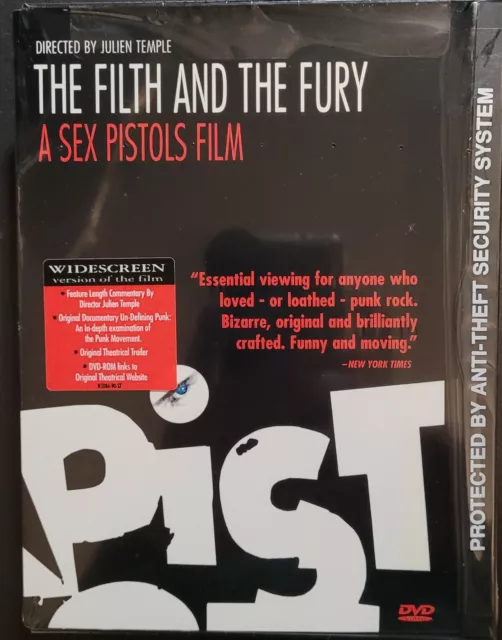Filth and the Fury DVD: Sex Pistols Punk Rock Documentary Sid Vicious NEW/SEALED