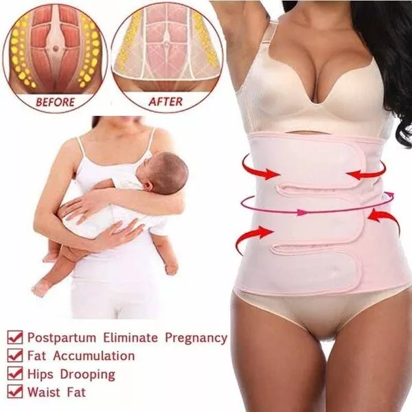 Postpartum Belly Wrap Support Recovery Belt Body Shaper C Section