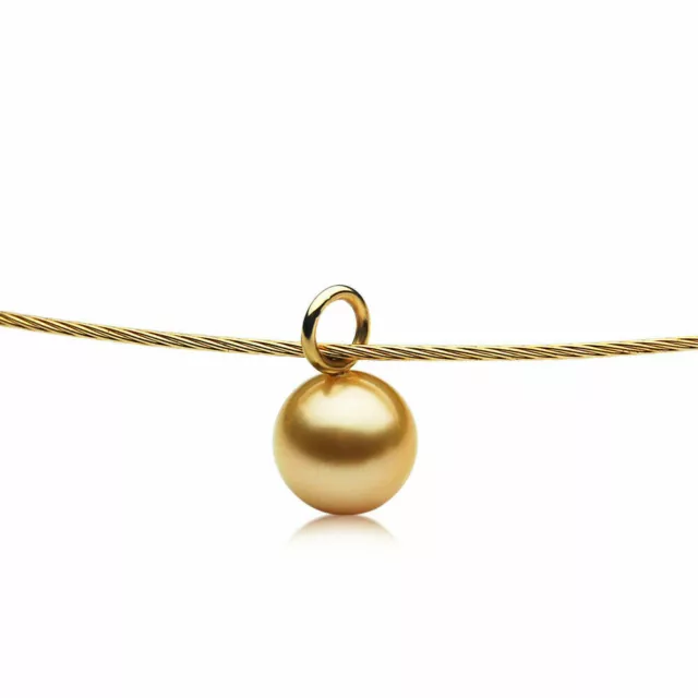 10mm Australian Golden South Sea Pearl Necklace Pacific Pearls® $899 Gifts...