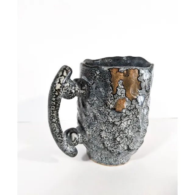 Ceramics pottery clay handmade mug. Tea, coffee Collectible food safe functional
