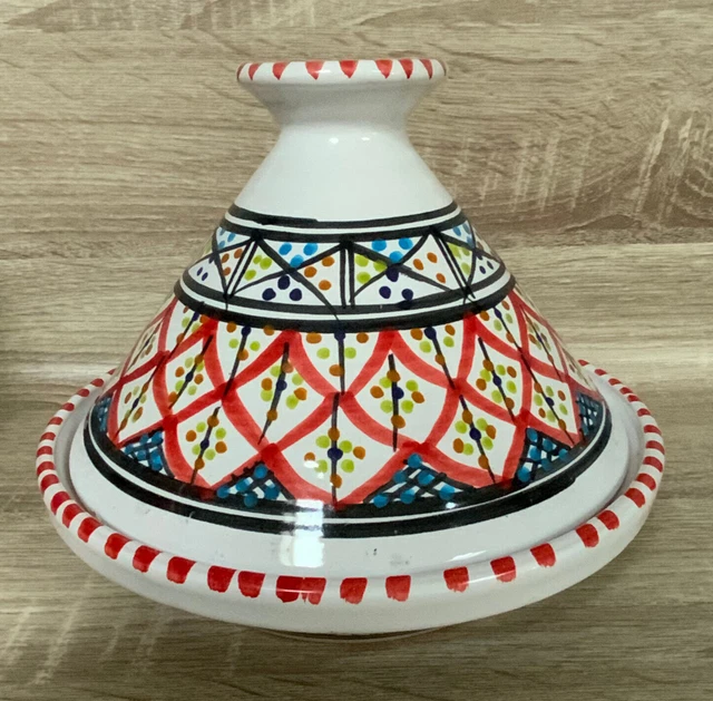 Tajine individuel de présentation ROUNA Rouge 20cm