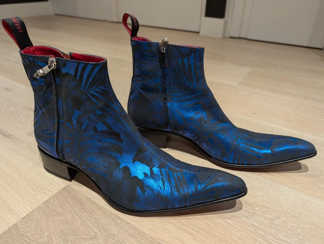 JEFFERY WEST DODGER Rochester Dodger Jungle Print Skull Zip Boot Size 10 250.00 PicClick UK