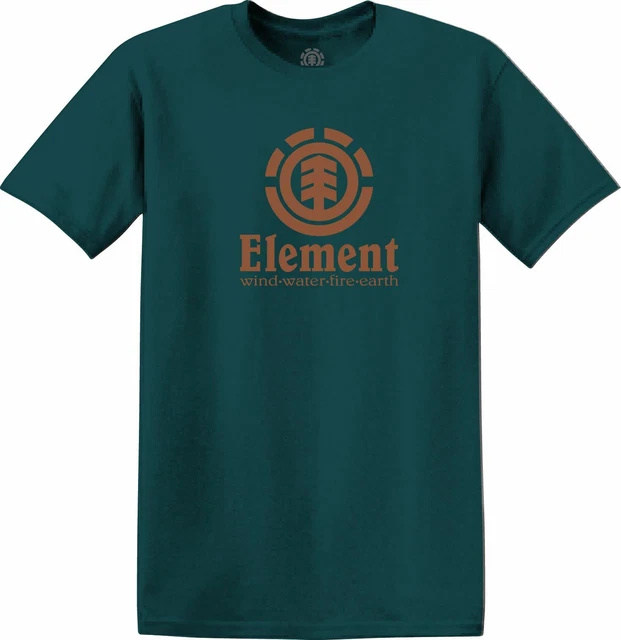 T-shirt da uomo in cotone biologico Element ~ Laghetto riflettente verticale