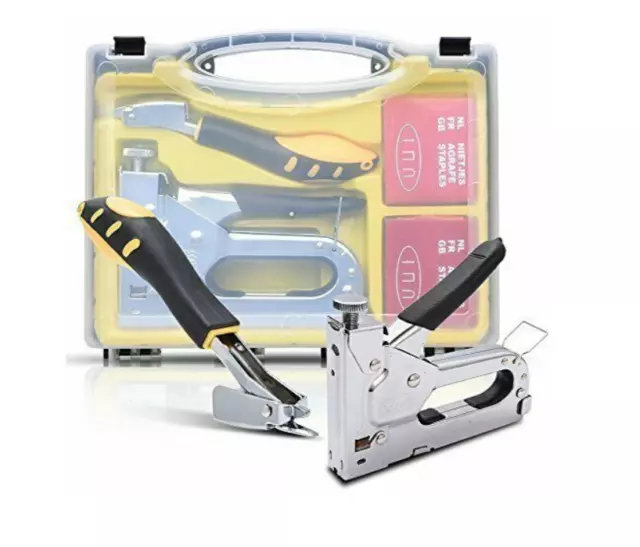 3 in 1 Wolfwill Staple Gun, Extractor & Staples NEW