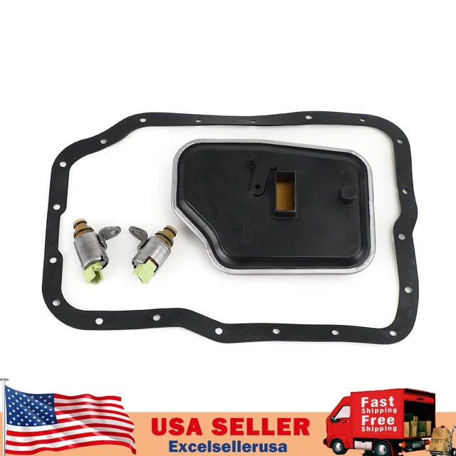 2XSOLENOIDS & FILTER Automatic Transmission Gearbox 4F27E For Ford