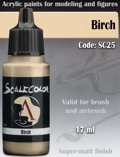 Birch 17ml Scale 75 Scalecolor Acrylfarbe Tabletop Miniaturen NEU