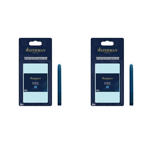 Cartouches D'Encre Waterman - Format International Petit - Rose - Lot De 6 Pour Stylo Plume
