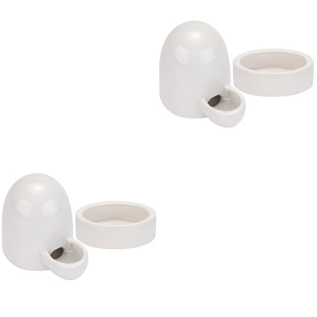 2 ensembles de poussin mangeur d'eau de poulet poulette contenant du support