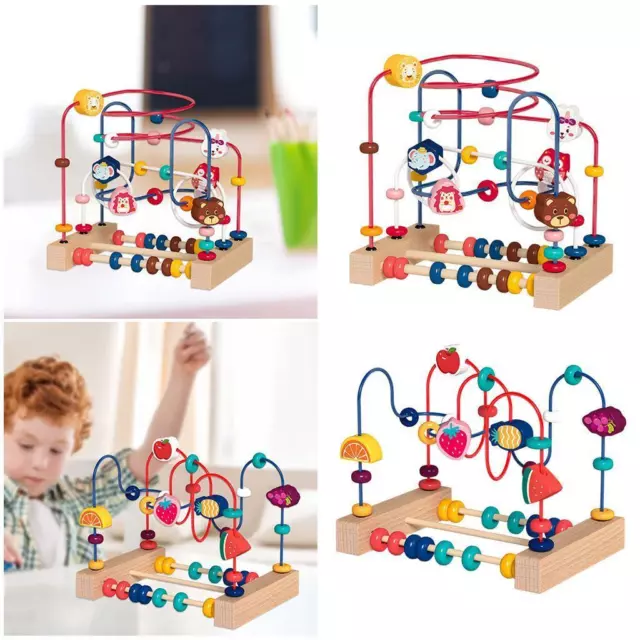 Bead Maze Toys Abacus Beads Game Activity Toy for Baby Birthday Gift