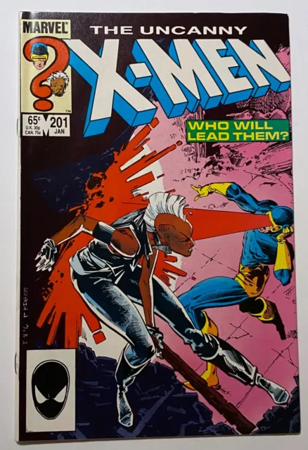The Uncanny X-Men #201 - Duel  1st App. of Nathan Summers as a Baby! 1986 key.
