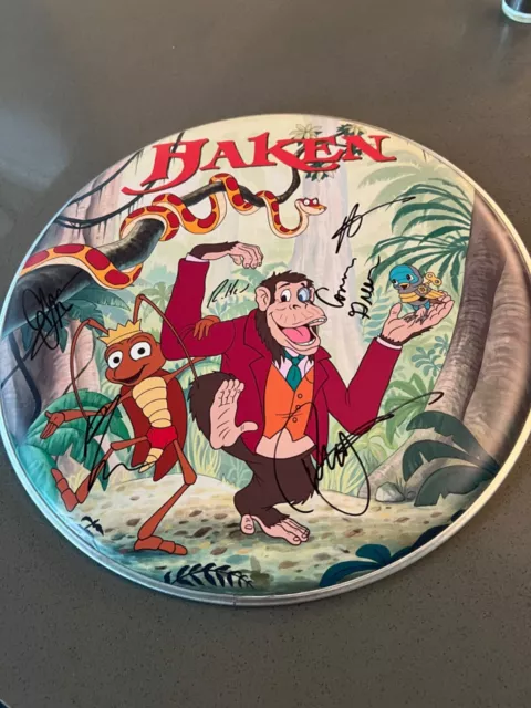 An Evening With Haken Fauna Signed Autographed Drum Head 14"
