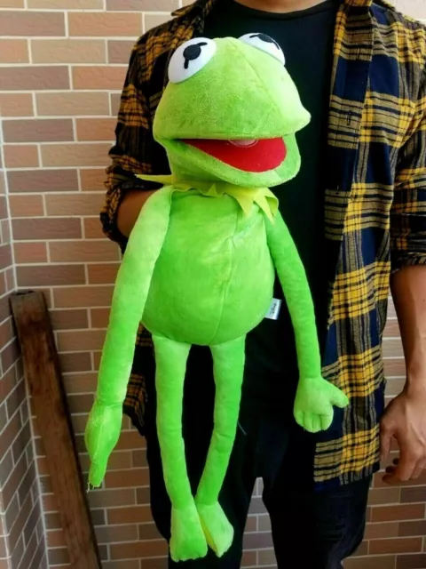 23" Kermit the Frog Hand Puppet Soft Plush Doll Toy Kids Best Christmas Gift