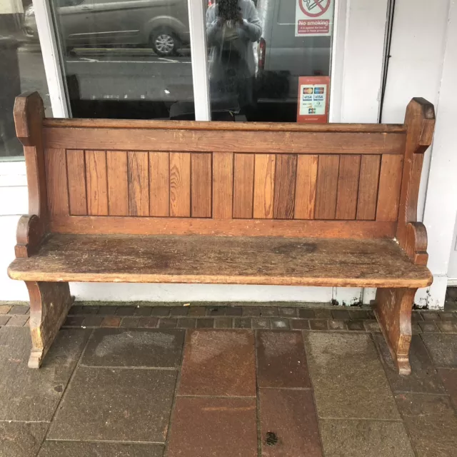 Antique Pitch Pine 5FT PEW