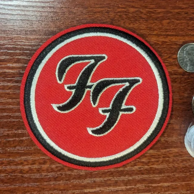 Foo Fighters Patch Alt Hard Grunge Pop Rock Music Embroidered Iron On Patch 3"