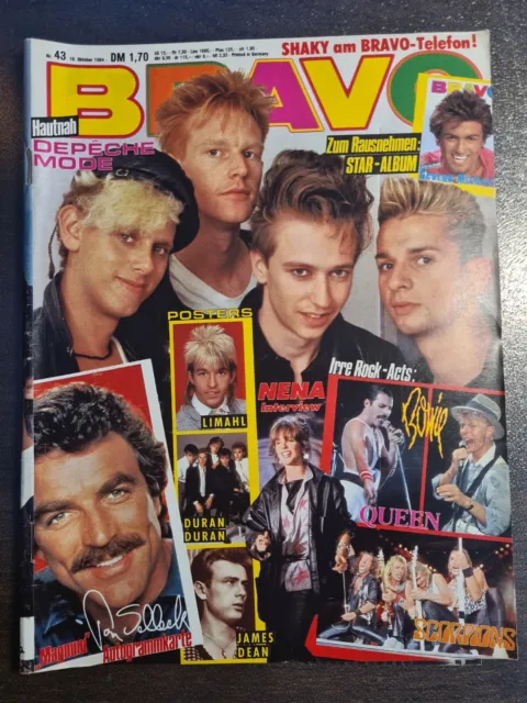 BRAVO 43/1984 Heft Komplett - Nena, Janes Dean, Scorpions, Queen, Limahl - Top!