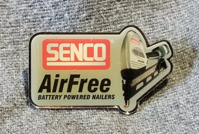 LMH Pin Pinback SENCO AirFree Battery Power Nail Gun Framing HOME DEPOT Employee