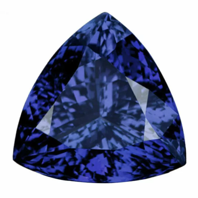 10mm Beautiful Blue Tanzanite AAA Stunning Trillion Cut Loose Gemstone 6.20ct