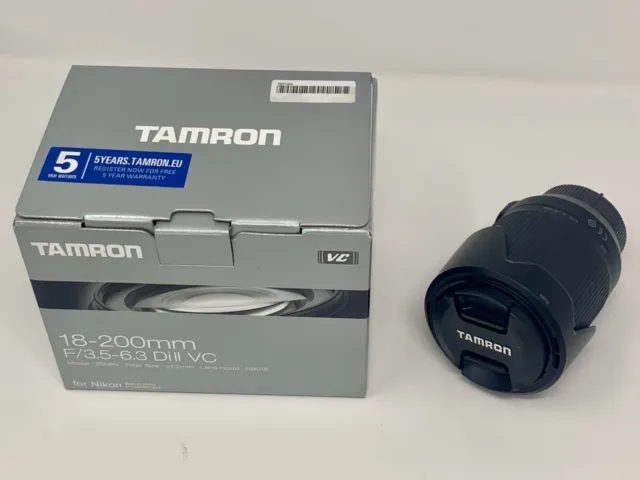 Tamron 18-200mm F/3,5-6,3 Di II VC Obiettivo Nikon DX - COME NUOVO