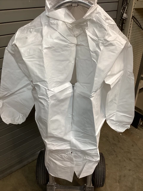 30ct Kleenguard A40 44446 3XL PPW , White , Lab Coats.unisex.