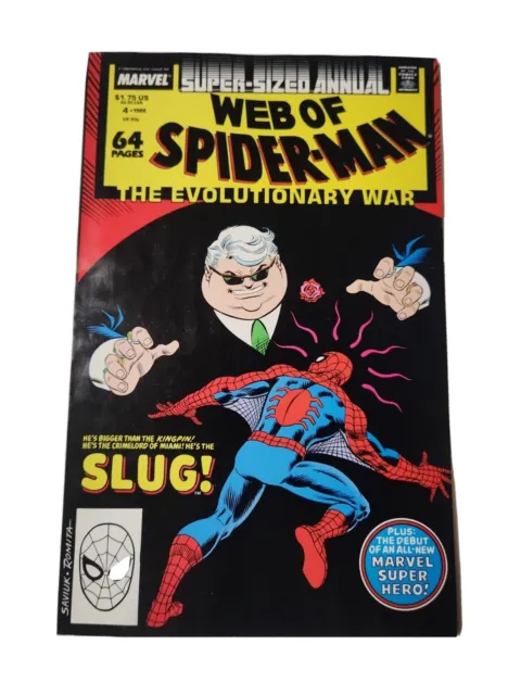 Web of Spider-Man Annual #4  MARVEL Comics 1988 VF