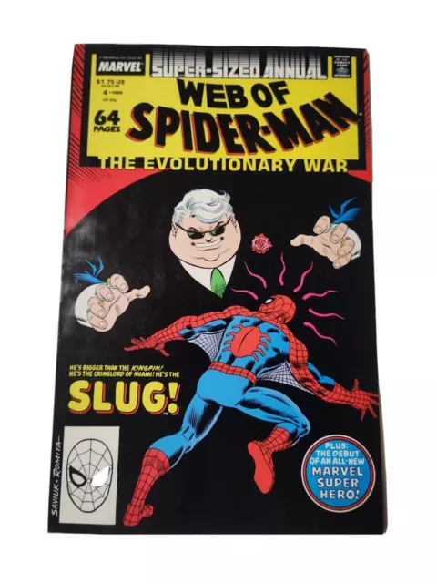 Web of Spider-Man Annual #4  MARVEL Comics 1988 VF