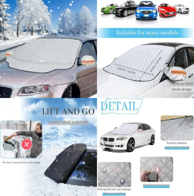 TELO ANTIGELO PER Parabrezza Gelo Auto Antibrina No-Frost Ghiaccio Doga  (35501) EUR 10,50 - PicClick IT