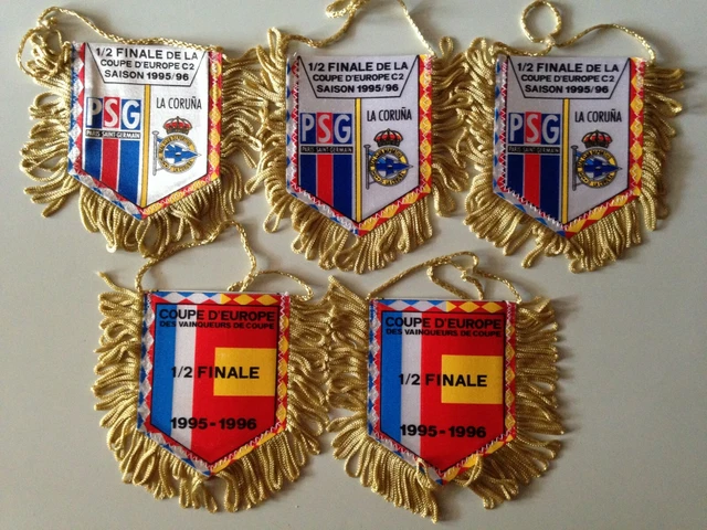 Fanion Vintage Foot Coupe d'Europe 1984 Pays Qualifié ... - UK