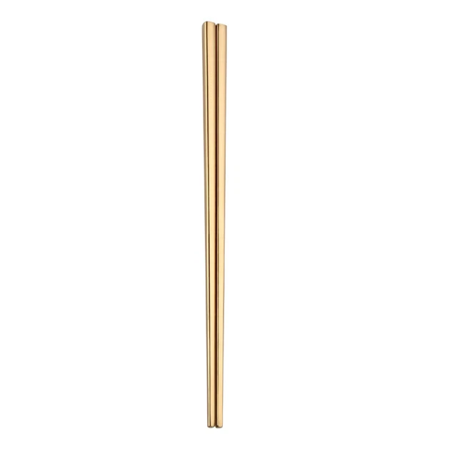 À Sushi En Métal Réutilisables Carré Doré