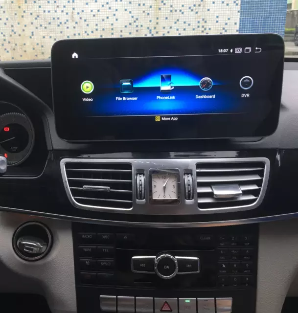 Android 9.0 Car 12.3" GPS Navigation Stereo Wifi For Benz E class W212 09-12