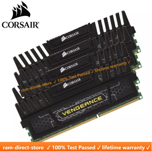 Corsair Vengeance 32GB 16GB 8GB DDR3 1866MHz 1600MHz CL10 Desktop Memory RAM LOT