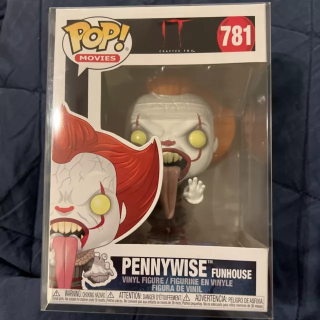 It Chapter 2 Pennywise Licking Tongue Funhouse Scene Funko Pop! #781 W Protector