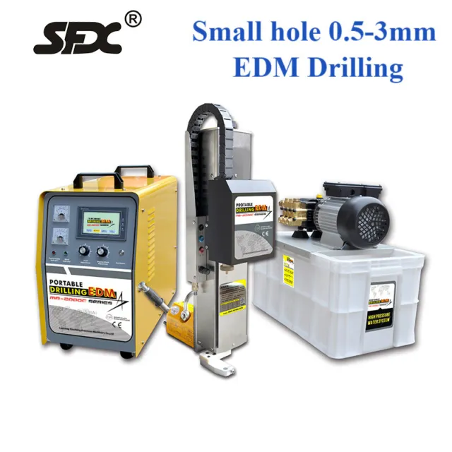 High Speed Mobile EDM Drilling Punching Machine MB-2000C for Small Hole 0.5-3MM