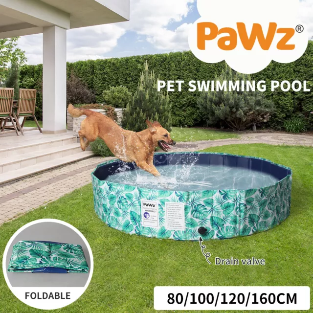 Pawz Pet Dog Swimming Pool Portable Bathtub Kid Shower Washing Folding Outdoor