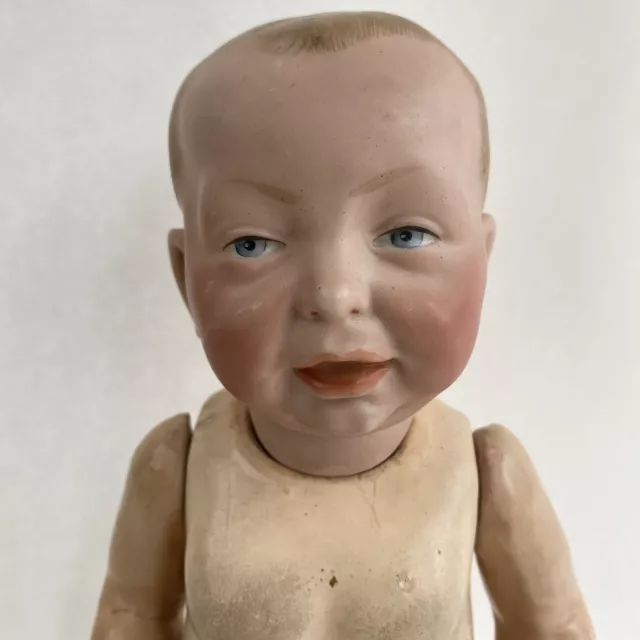 Antique German K * R Kammer & Reinhardt 36 100 Bisque Head Baby Doll 14.5" Boy