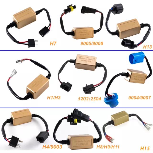 LED Error Free Anti Flicker Decoder- H1 H3 H8 H11 H4 H13 H15 H7 9005 9006 5202 LED Error Free Anti Flicker Decoder- H1 H3 H8 H11 H4 H13 H15 H7 9005 9006 5202