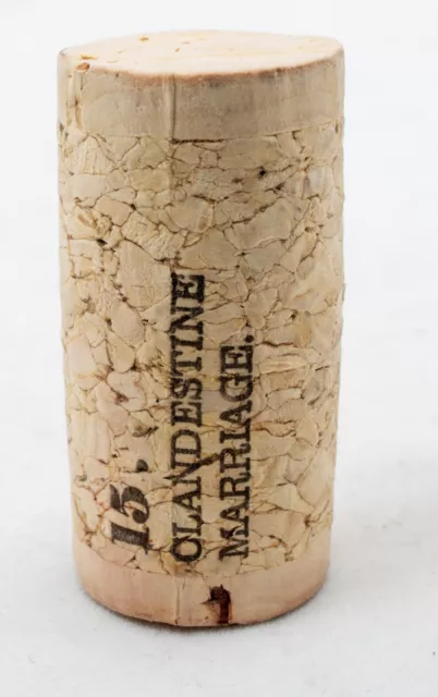 19 Crimes Wine Cork # No. 15  Clandestine marriage