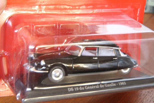 CITROËN DS 19 DU Général de Gaulle (1963)  1/43 coll Atlas DS