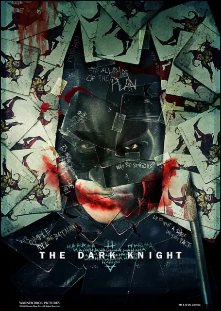 The Dark Knight movie poster (d)  : 11" x 17"  Batman poster - Christian Bale