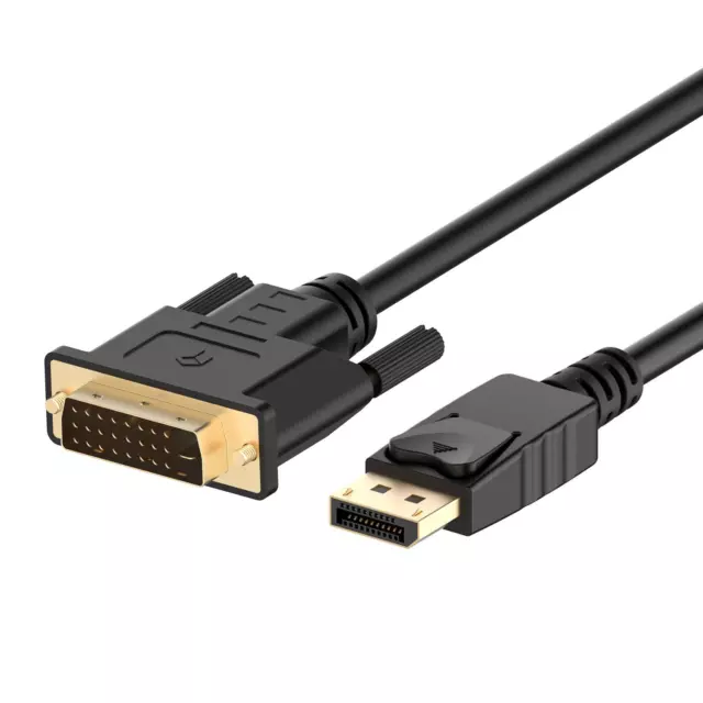 Rankie Displayport (DP) to DVI Cable, Gold Plated, 6 Feet Size Name:1.8 M